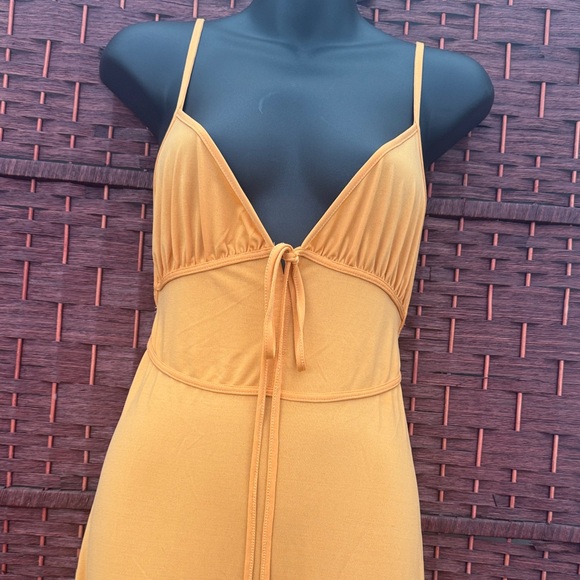 Slide Show Kiera Orange Midi Slip Dress - M (AU-10) - Picture 5 of 10